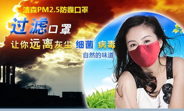 洁森PM2.5立体防护口罩_成人防护口罩